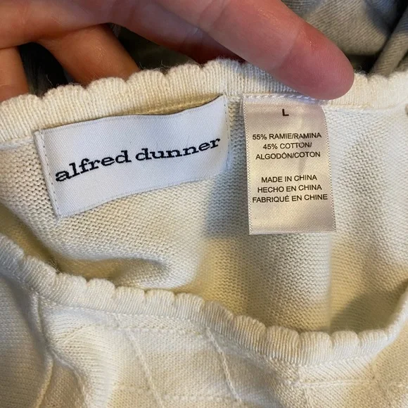 NWT Alfred Dunner Vintage Farm Cottagecore Sweater - Picture 6 of 8